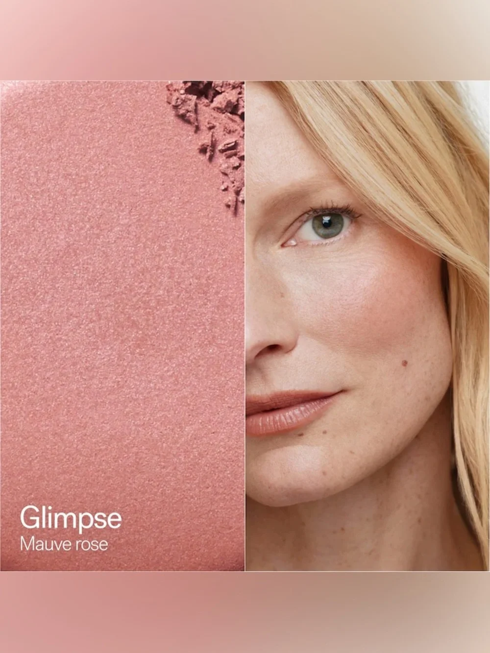 New Ilia Soft Focus Blurring Blush - Talc-Free Powder Blush Glimpse